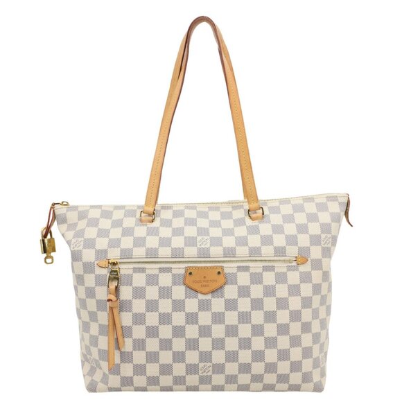 Louis Vuitton  Iena MM Damier Azur Shoulder Bag Rose Ballerine - Picture 1 of 12